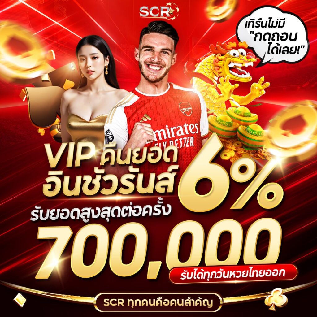 VIP คืนยอดเสีย อินชัวร์รันส์ 6% - UFASCR