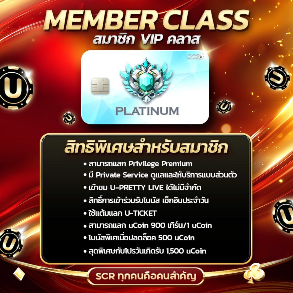 สมาชิด คลาส PLATINUM