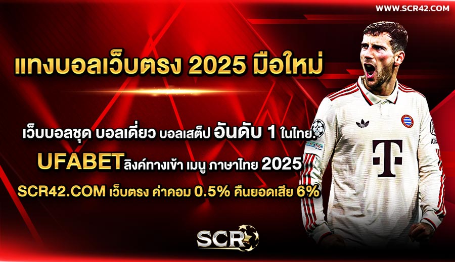 แทงบอลเว็บตรง 2025 มือใหม่